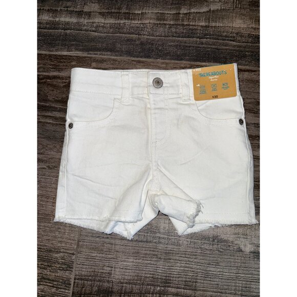 ThereAbouts  Girl's size 4 Jean Shorts 3 pairs Denim & white NEW - Picture 4 of 4